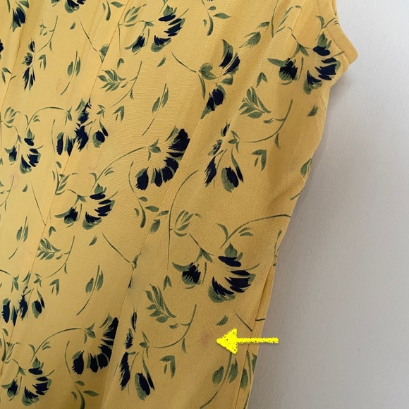 Tristan & Iseut I 90s I Floral Sleeveless Mini Sheath Dress I FLAWED - Picture 15 of 16